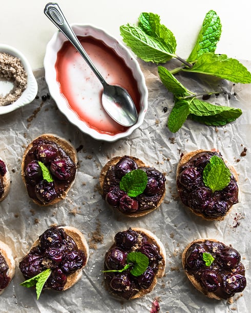 Cherry Chocolate Crostini (1 of 1)