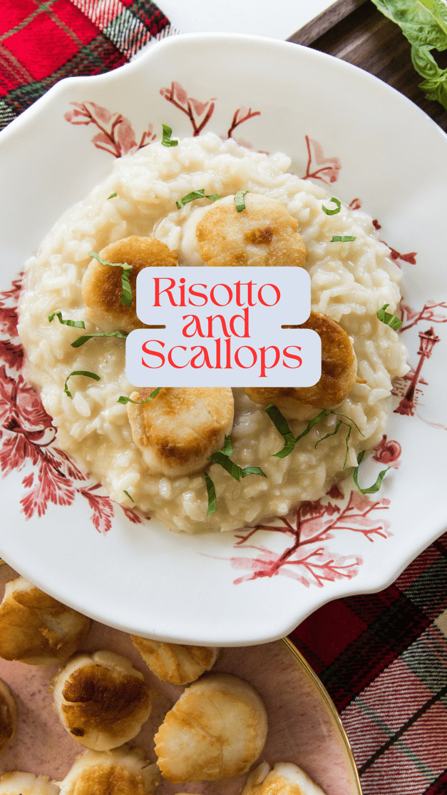 Scallop Risotto Balsamic Risotto and Scallops