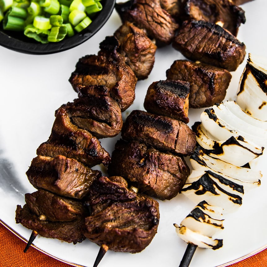 APLK: Grilled Asian Beef Skewers